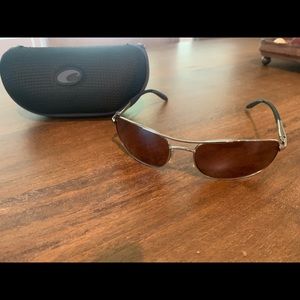 Seven Mile Costa silver mirror sunglasses- 580 glass.